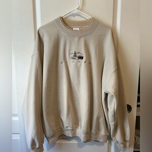 Alaska Embroidered Crew Neck